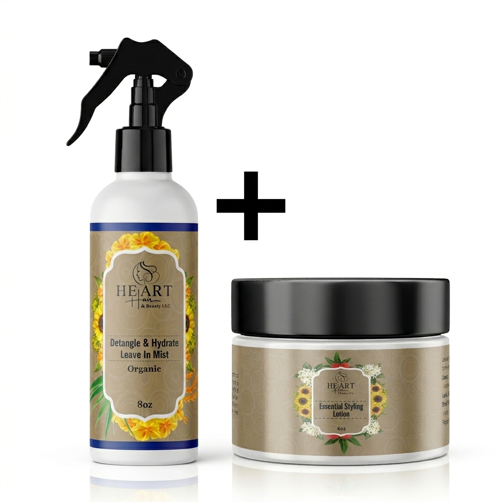 Essential Curl cream and Detangle Mist