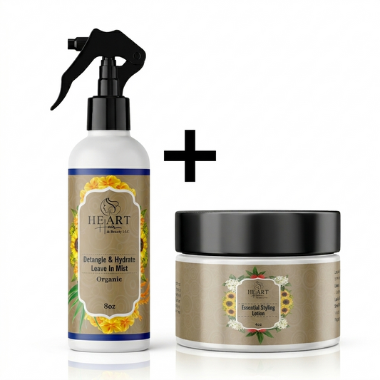 Essential Curl cream and Detangle Mist